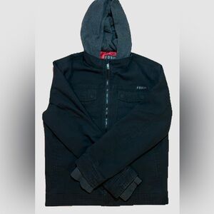 Fox Black Lightweight Hooded Jacket